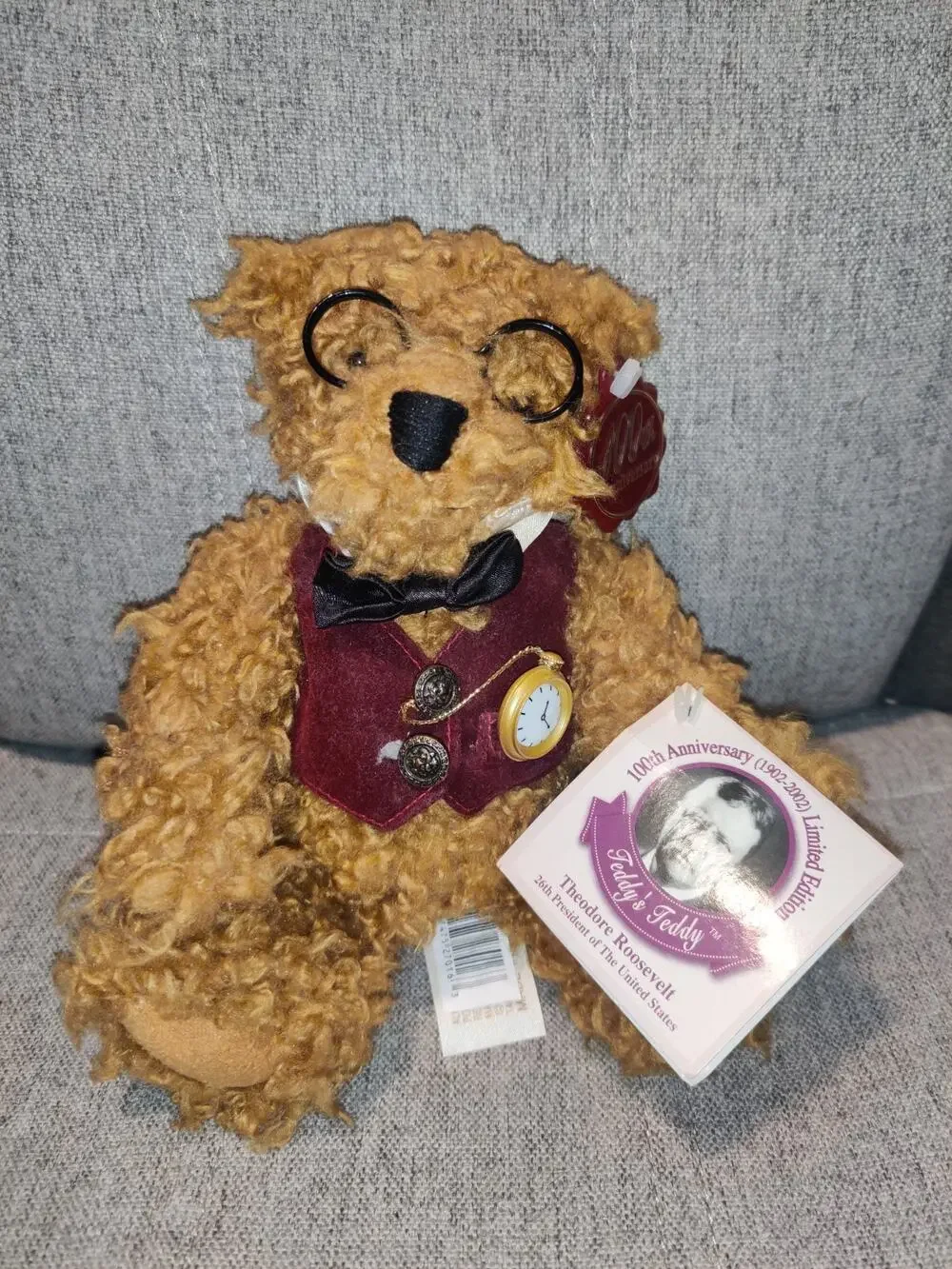 100th Anniversary Limited Edition Teddy's Teddy President Theodore Roosevelt NWT
